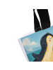 Mr. & Mrs. Panda Tote Bag Pinguine Kuss Design ohne Spruch in Weiß