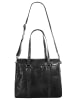 SPIKES & SPARROW Shopper echt Leder in schwarz