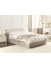 Beliani Doppelbett ORBEY in Beige - (W) 157 x (H) 88 x (L) 212 cm