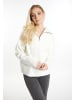DreiMaster Damen Rippstrick Troyer in Wollweiss