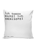 Mr. & Mrs. Panda Kopfkissen Ich tanze nicht! Ich... mit Spruch in Weiß