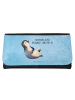 Mr. & Mrs. Panda Portemonnaie Damen Pinguin Lachen mit Spruch in Eisblau