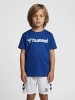 Hummel T-Shirt Hmllogo Kinder in TRUE BLUE