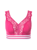 Ulla Popken BH ohne Bügel in pink