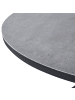 Beliani Runder Tisch MALETTO in Grau/Schwarz - (W) 120 x (H) 75.5 x (L) 120 cm