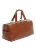 SID & VAIN Leder-Reisetasche Leder Weekender Unisex LINUS in braun