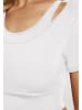 IZIA Damen Top in Wollweiss