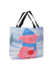 Mr. & Mrs. Panda Schultertasche Schweinchen Glühwein Design ohne... in Weiß