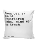 Mr. & Mrs. Panda Kopfkissen Wenn Opa es nicht... mit Spruch in Weiß