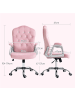 Vinsetto Bürostuhl-61L x 61B x 104-114H cm-Rosa