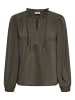 Bluse in Black Olive