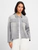 comma Jeansjacke in hellgrau - 0001