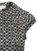 comma Bluse in schwarz weiß