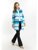 IZIA Damen Cardigan in Blau Mehrfarbig