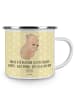 Mr. & Mrs. Panda Kaffeepott Capybara Wein mit Spruch in Gelb Pastell
