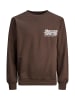Jack & Jones Sweatshirt 'Redhook' in braun