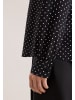 Seidensticker Ausgestellte Bluse Regular in Schwarz