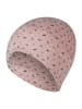 Sterntaler Beanie kleine Blätter in rosa