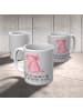Mr. & Mrs. Panda Kindertasse Axolotl Niedlich mit Spruch in Grau Pastell