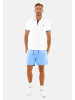 U.S. Polo Assn. Badehose USKyrk – Herren Badeshorts mit elastischem Bund in Hellblau-Gelb