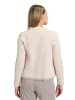CARTOON Strick-Cardigan mit Fransen in Beige