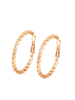 faina Women Hoop Earrings in Rose Gold