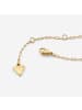 Guess Damen-Kette T-Verschluss Herz Kristalle Goldfarben