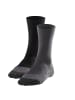 Falke Socken 2er Pack in Schwarz/Dunkelgrau