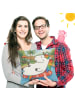 Mr. & Mrs. Panda Kopfkissen Einhorn Blümchentail Design ohne Spruch in Weiß
