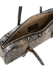 Seidenfelt Lilleby Schultertasche 33 cm reptile beige
