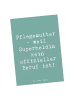 Mr. & Mrs. Panda Postkarte Spruch Pflegemutter Superheldin mit S... in Meeresbrise