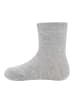 ewers 3er-Set Socken GOTS Uni in marine - latte - grau