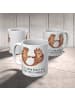 Mr. & Mrs. Panda Tasse 20. Hochzeitstag Porzellanhochzeit mit Sp... in Weiß
