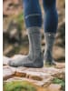 DANISH ENDURANCE Socken Classic Hiking Crew in black/light grey/dark grey