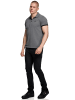 Rusty Neal Kontrast Polo Pique Shirt Regular Fit in Anthrazit / Schwarz