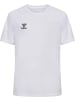Hummel Kinder Sportshirt "Hmlessential Jersey S/S Kids" in Weiß
