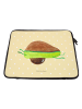 Mr. & Mrs. Panda Laptop Tasche Avocado Yoga ohne Spruch in Gelb Pastell