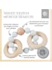 Bieco Spielwaren Beißring mit Silikon Perlen - ab Geburt in Grau