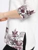 Sieh an! 3/4-Arm-Shirt in ecru-burgund-bedruckt