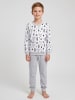 TupTam Kinder Jungen Pyjama Set Langarm 2-teilig in grau
