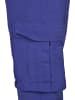 Urban Classics Urban Classics Damen Ladies High Waist Crinkle Nylon Cargo Pants in bluepurple