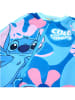 Lilo & Stitch Overall Fleece Schlafanzug Disney Stitch in Hellblau