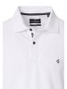 Casa moda Poloshirt Basic in Weiß / dunkelblau