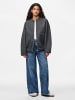 Pieces Bomberjacke in Dark Grey Melange