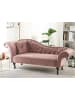 Beliani Chaiselongue LATTES in Rosa - (W) 188 x (H) 87 x (L) 59 cm