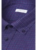 Seidensticker Flanellhemd Slim in Dunkelblau