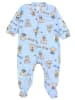 TupTam Baby Jungen Schlafstrampler mit Fuß 3er Pack in blau/weiß