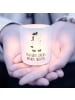 Mr. & Mrs. Panda Outdoor Windlicht Einhorn Joker mit Spruch in Transparent