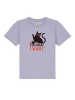 wat? Apparel T-Shirt Cat in Lavender