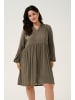 KAFFE curve Kleid KCbetty Regular fit in Major Brown/Black Dot